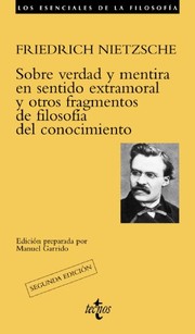 Portada de Sobre verdad y mentira en sentido extramoral y otros fragmentos de filosofia del conocimiento