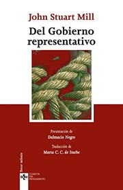 Portada de Del gobierno representativo