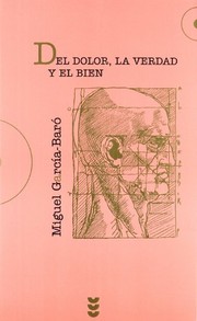 Portada de Del dolor,la verdad y el bien