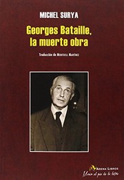 Portada de Georges bataille, la muerte obra