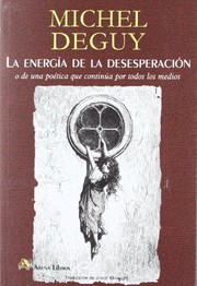 Portada de La energia de la desesperacion