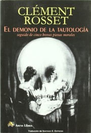 Portada de El demonio de la tautologia