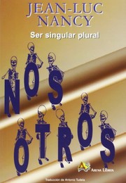 Portada de Ser singular plural