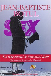 Portada de La vida sexual immanuel kant