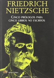 Portada de Cinco prologos para cinco libros no escritos