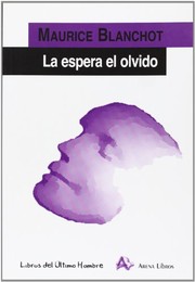 Portada de La espera el olvido