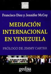 Portada de Mediacion internacional en venezuela