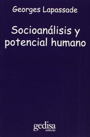 Portada de Socioanalisis y potencial humano