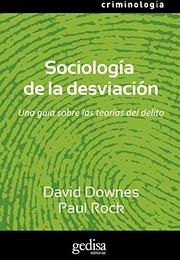 Portada de Sociologia de la desviacion