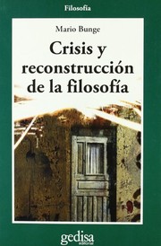 Portada de Crisis y reconstruccion de la filosofia