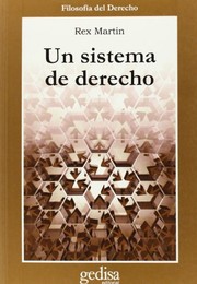 Portada de Un sistema de derecho
