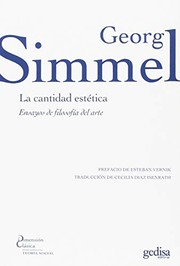 Portada de La cantidad estetica