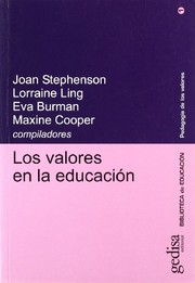 Portada de Los valores en la educacion