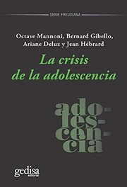 Portada de La crisis de la adolescencia