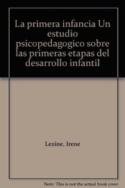 Portada de La primera infancia
