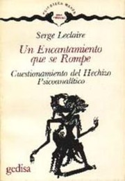 Portada de Un encantamiento que se rompe