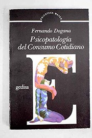 Portada de Psicopatologia del consumo cotidiano