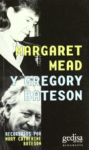 Portada de Margaret mead y gregory bateson