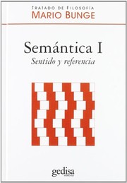 Portada de Semantica i. sentido y referencia