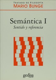 Portada de Semantica i. sentido y referencia