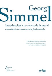Portada de Introduccion a la ciencia de la moral