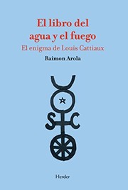 Portada de Libro del agua y del fuego