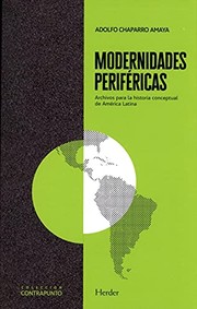 Portada de Modernidades perifericas