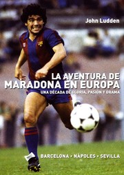 Portada de La aventura de maradona en europa