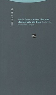Portada de Por una democracia sin dios