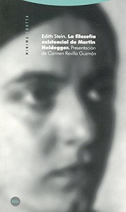 Portada de La filosofia existencial de martin heidegger
