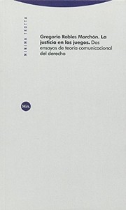 Portada de La justicia en los juegos