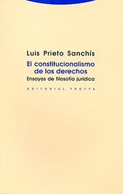 Portada de El constitucionalismo de los derechos