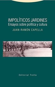 Portada de Impoliticos jardines