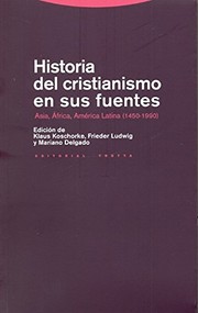 Portada de Historia del cristianismo en sus fuentes