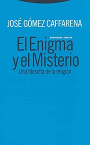 Portada de El enigma y el misterio