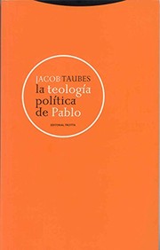 Portada de La teologia politica de pablo
