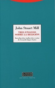 Portada de Tres ensayos sobre religion