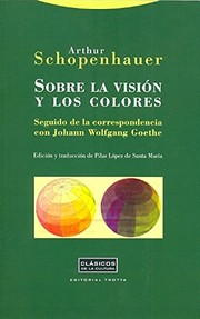 Portada de Sobre la vision y los colores