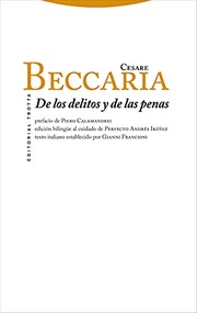 Portada de De los delitos y de las penas