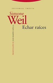 Portada de Echar raices