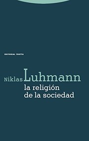 Portada de La religion de la sociedad