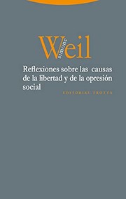 Portada de Reflexiones sobre las causas de la libertad y de la opresion social