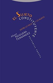 Portada de El sujeto constituyente