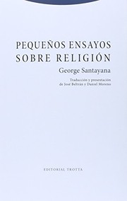 Portada de Pequeños ensayos sobre religion