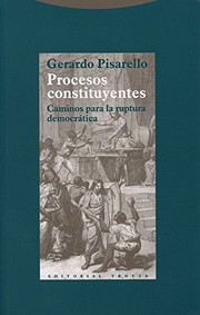 Portada de Procesos constituyentes