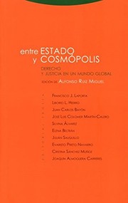Portada de Entre estado y cosmopolis