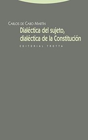 Portada de Dialectica del sujeto, dialectica de la cons