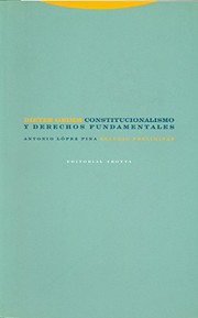 Portada de Constitucionalismo y derechos fundamentales