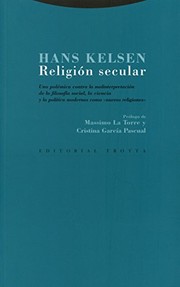 Portada de Religion secular