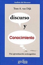 Portada de Discurso y conocimiento